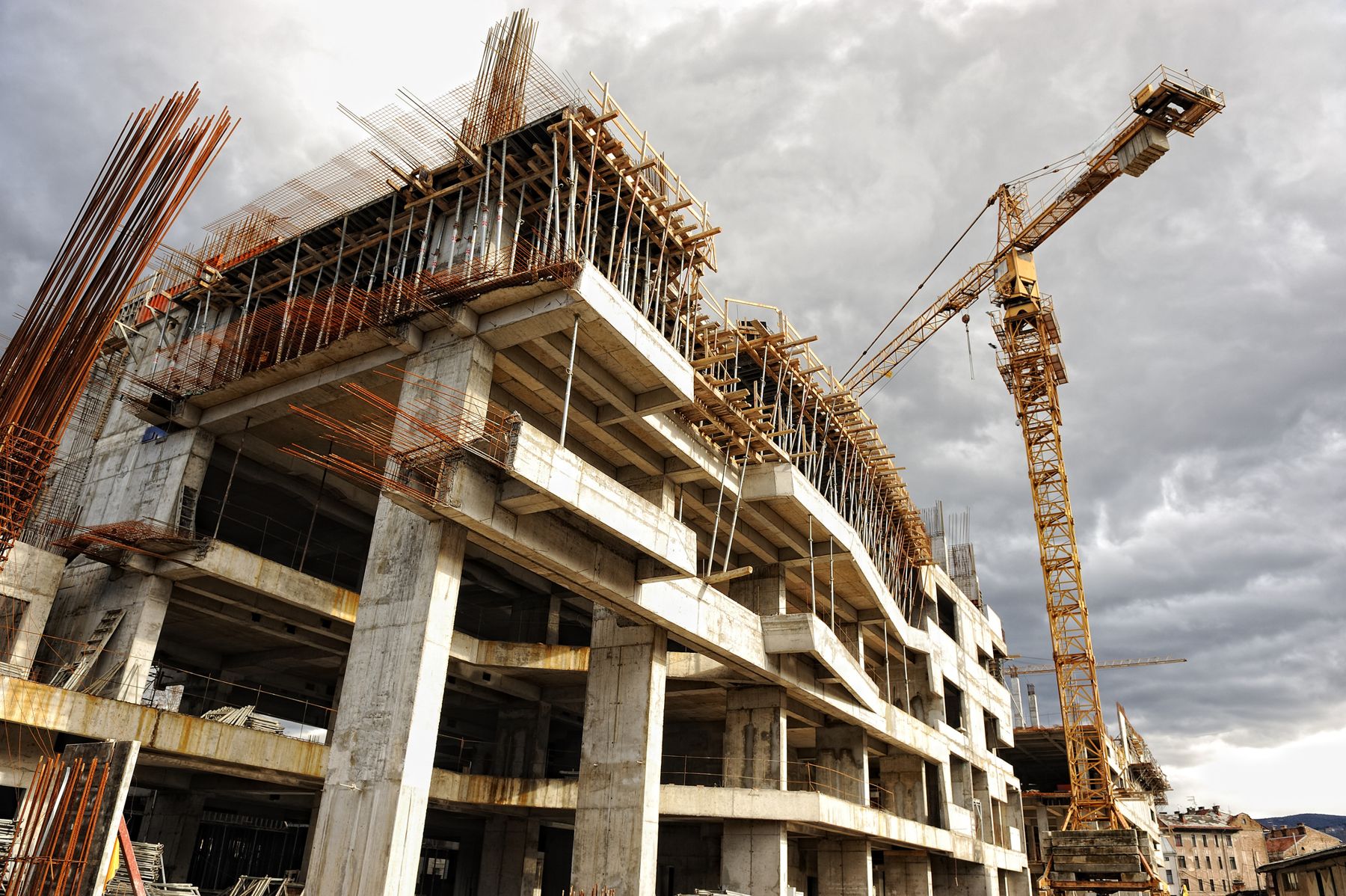 Estrutura em concreto armado